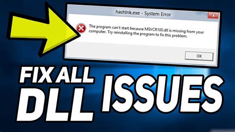 how to fix dll errors free.